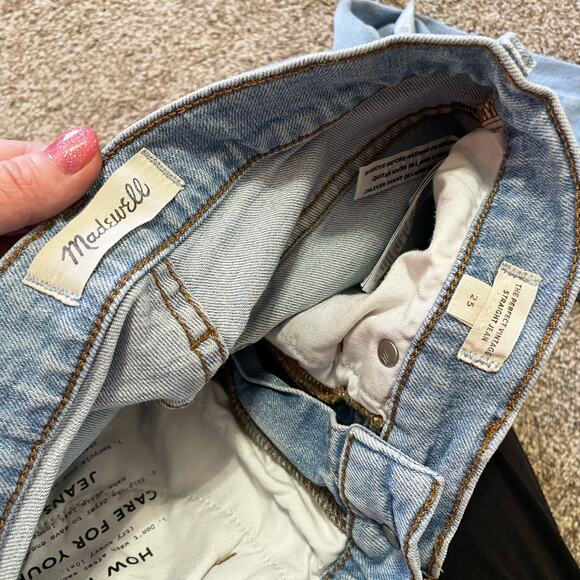 Madewell Perfect Vintage Straight Jean Light Wash Size 25 - Picture 3 of 7